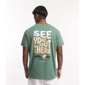 Imagem da oferta Camiseta Manga Curta com Estampa nas Costas Tam PP