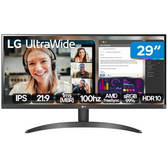 Imagem da oferta Monitor LG 29" FHD 100Hz 1ms IPS LED HDMI DisplayPort - 29WQ500B-B