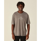 Imagem da oferta Camiseta Box Fit Marmorizada em Algodão - Masculina