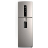 Imagem da oferta Geladeira Electrolux Frost Free Inverter 410L Água na Porta com AutoSense Duplex Inox Look (IW46S) 127V
