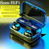 Imagem da oferta Fone M10 De Ouvido bluetooth 5.1 Sem Fio tws Estéreo Com Pod Carregador Power Bank