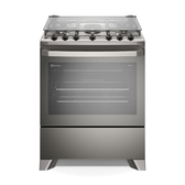 Imagem da oferta Fogão 5 bocas Electrolux Cinza Experience com Mesa Inox Timer e Tripla Chama (FE5TC)