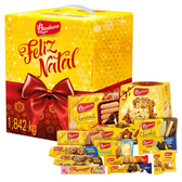 Imagem da oferta Cesta De Natal Bauducco Caixa 1,957kg 14 Unidades
