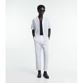 Imagem da oferta Calça Slim em Sarja com Elástico no Cós e Bolso Faca