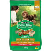 Imagem da oferta Purina Dog Chow Ração Adulto Raças Pequenas Frango e Arroz - 15kg - Sabor Frango