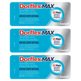 Imagem da oferta 3 Cartelas Analgésico Dorflex Max 600mg + 70mg + 100mg - (Total 12 Comprimidos)