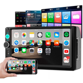 Imagem da oferta Dvd Automotivo 2 Din Central Multimidia Mp5 Bluetooth Usb Sd Tela 7 Hd Espelhamento