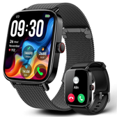 Imagem da oferta Smartwatch Relógio Inteligente Tela HD de 185" Relógio Fitness 120 Esportes Frequência Cardíaca e Monitoramento do S