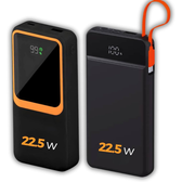 Imagem da oferta Carregador Portátil (Power Bank) 20000Mah Turbo 22.5w Carregamento Ultra Rápido PD Visor Led com 2 Saídas Compatível