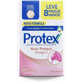 Imagem da oferta Sabonete em Barra Antibacteriano Protex Nutri Protect Ômega 3 8 un de 85g Promo Leve Mais Pague Menos