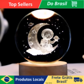 Imagem da oferta Solar LED Luz Solar Base Luminária Decoração Solar Planeta Villa Lua Galaxia