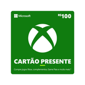 Imagem da oferta Cartão Presente Digital Xbox R$ 100,00