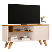 Imagem da oferta Rack Para Sala Tv Estante Painel Bancada Aparador Suporte Televisão 43"