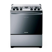 Imagem da oferta Fogão Brastemp 5 Bocas Cor Inox Com Botões Removíveis E Exclusivo Aro Protetor - BFS5NCR BIVOLT