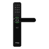 Imagem da oferta Fechadura Digital de Embutir com Maçaneta Intelbras MFR 7000 Preta