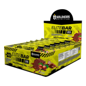 Imagem da oferta Elitebar 30g Barra De Proteína Cx 12 Un-soldiers nutrition Sabor Chocolate C/Avelã