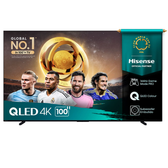 Imagem da oferta Smart TV 4K Hisense QLED 100 Polegadas com Subwoofer Embutido Modo Jogo Pro 144Hz e Wi-Fi - 100Q7QG