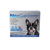 Imagem da oferta NexGard Antipulgas e Carrapatos para Cães de 41 a 10kg 3 tabletes