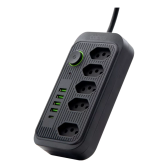 Imagem da oferta Extensão 5 Tomadas E 4 Usb 1 Pd Led Bivolt Power 110v/220v