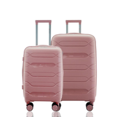 Imagem da oferta Kit Conjunto 2 Malas Viagem Bordo 10kg e Média Despachada 23kg Rígida Polipropileno Expansiva Rodas Duplas 360º Cadea