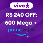 Imagem da oferta Economize R$ 240 na internet com Amazon Prime grátis!