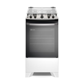 Imagem da oferta Fogão 4 bocas Electrolux Branco Efficient com Mesa Inox PerfectCook e VaporBake (FE4IB)