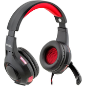 Imagem da oferta Bright Headset Fone Gamer com LED Vermelho P2 USB com haste regulável controle de volume microfone integrado captação