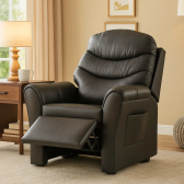 Imagem da oferta Poltrona Cadeira Reclinare Papai E Mamãe Com Encosto Confortável Retrátil E Reclinável Para Sala De Descanso E Amame