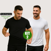 Imagem da oferta Kit 2 Camiseta Raglan Masculina Uv