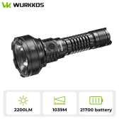 Imagem da oferta Lanterna Tática Recarregável Wurkkos td01c 21700 USB-C 1800lm ipx8 à prova de água