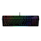 Imagem da oferta Teclado Mecânico Gamer HyperX Alloy MKW100 RGB Switch Red Full Size US Preto - 4P5E1AA#ABA
