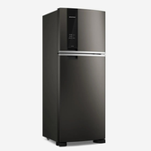 Imagem da oferta Geladeira  Eclipse Collection Frost Free Duplex A+++ 463 Litros Cor Black Inox Fresh Box e Cold Room - BRM55FE