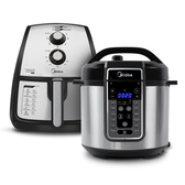 Imagem da oferta Kit Air fryer 4L Inox + Panela de Pressão 6L MasterSteam - - Loja Online Oficial | Compre direto da Fábrica