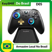 Imagem da oferta Controle Easysmx D05 com Dock Carregamento RGB Hall Effect