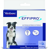 Imagem da oferta Virbac Effipro Antipulgas e Carrapatos para Cães de 10 Kg - 20 Kg C/ 1 Pipeta