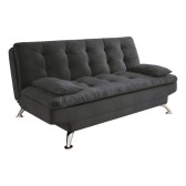 Imagem da oferta Sofá-cama 3 Lugares Casal Premium Suede Cinza