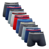 Imagem da oferta Kit 10 Cuecas Box Boxer Absolut Microfibra - Masculina