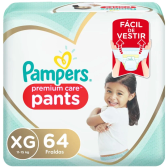 Imagem da oferta Fralda Pampers Pants Premium Care Tamanho XG 64 Unidades