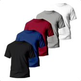 Imagem da oferta Kit 5 Camisetas Básicas Masculina Dry Fit Lisa Tradicional