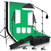 Imagem da oferta Suporte para moldura de fundo de fotografia kit de iluminação softbox acessórios para equipamentos de estúdio foto