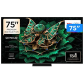 Imagem da oferta Smart TV 75" TCL 4K UHD MiniLED 75C7K 144Hz Google TV AiPQ Pro Google Assistente 4 HDMI