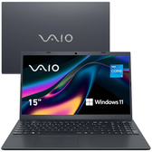 Imagem da oferta Notebook VAIO FE15 - Intel Core i5 12th 16GB 512GB SSD Tela 156'' Full HD Antirreflexo Windows 11 Home - Cinza Grafite V