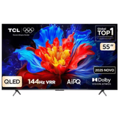 Imagem da oferta Smart TV TCL 4K QLED 55" Polegadas com Google Assistente Dolby Atmos e Design Sem Bordas - 55P8K