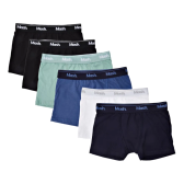 Imagem da oferta Kit 6 Cuecas Boxer Meninos Infantil Algodão Mash