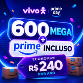 Imagem da oferta Aproveite o Prime Day com a Vivo: Amazon Prime incluso + economize R$ 240 por ano!