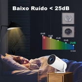 Imagem da oferta H'maston TY01PRO Projetor Portatil 4K Mini Projetor 720P Full HD 5G Wifi e Bluetooth