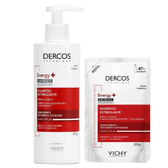 Imagem da oferta Vichy Dercos Energy+ Kit - Shampoo 400ml + Refil 200ml
