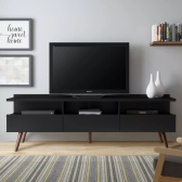 Imagem da oferta Rack Para Tv Até 65" Madesa Londres Com Pés Retro 60021CPC