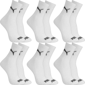 Imagem da oferta Kit 6 Pares Meias Puma Cano Médio Alto Atoalhada Original