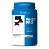 Imagem da oferta Whey Pro Baunilha Max Titanium Protein Pro Com Bcaa E Aminoácidos 1kg Sabor Baunilha
